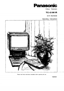 Bruksanvisning Panasonic TC-21M1R TV