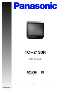 Bruksanvisning Panasonic TC-21S3R TV