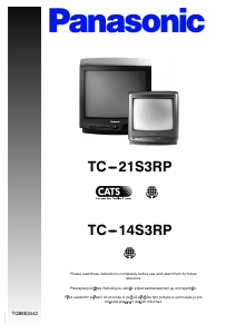 Bruksanvisning Panasonic TC-21S3RP TV