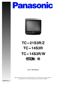 Bruksanvisning Panasonic TC-21S3RZ TV