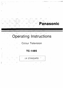 Bruksanvisning Panasonic TC-1485 TV
