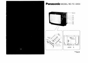 Bruksanvisning Panasonic TC-2203 TV