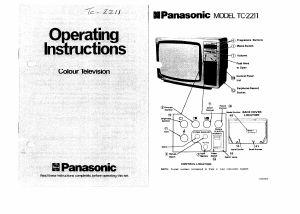 Bruksanvisning Panasonic TC-2211 TV