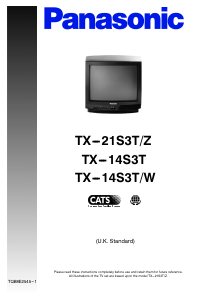 Bruksanvisning Panasonic TX-14S3T TV