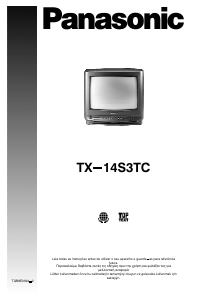 Εγχειρίδιο Panasonic TX-14S3TC Τηλεόραση