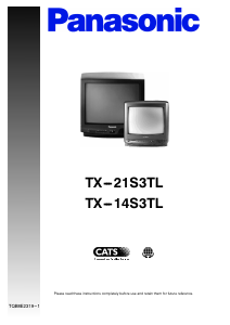 Bruksanvisning Panasonic TX-14S3TL TV