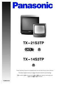 Bruksanvisning Panasonic TX-14S3TP TV