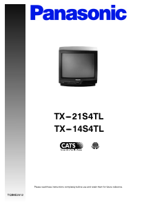 Bruksanvisning Panasonic TX-14S4TL TV