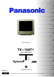 Bruksanvisning Panasonic TX-15AT1 TV