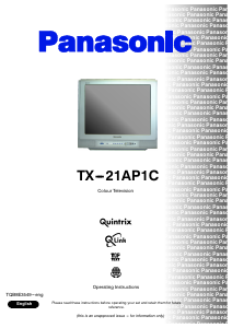 Bruksanvisning Panasonic TX-21AP1C TV