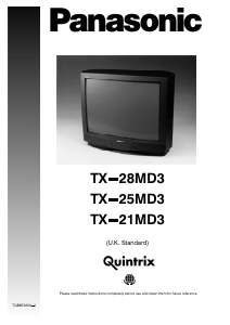 Bruksanvisning Panasonic TX-21MD3 TV