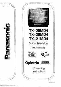 Bruksanvisning Panasonic TX-21MD4 TV