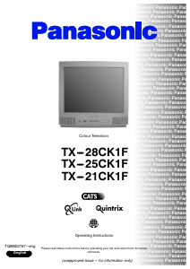 Bruksanvisning Panasonic TX-25CK1F TV