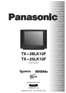 Handleiding Panasonic TX-25LK10F Televisie