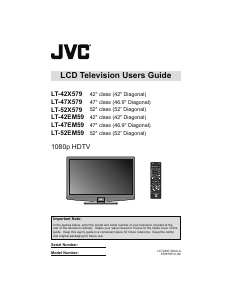 Handleiding JVC LT-47X579 LCD televisie