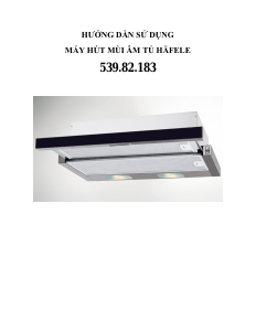 Hướng dẫn sử dụng Häfele 539.82.183 Mũ đầu bếp
