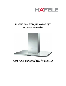 Hướng dẫn sử dụng Häfele 539.82.382 Mũ đầu bếp
