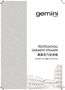 Bruksanvisning Gemini GGS175G Handhållen steamer