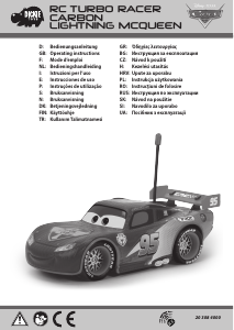 Manual Dickie Toys Carbon Turbo Racer Lightning McQueen Mașină cu telecomanda