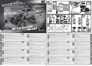Manual Dickie Toys Crawling Beast Mașină cu telecomanda