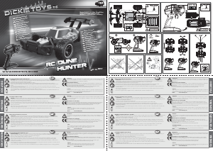 Manual Dickie Toys Dune Hunter Mașină cu telecomanda