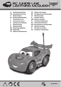 Manual Dickie Toys Junior Line Lightning McQueen Mașină cu telecomanda