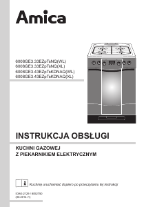 Instrukcja Amica 608GE3.43ZpTsKDNAQ(WL) Kuchnia