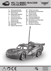Manual Dickie Toys Metallic Lightning McQueen Mașină cu telecomanda