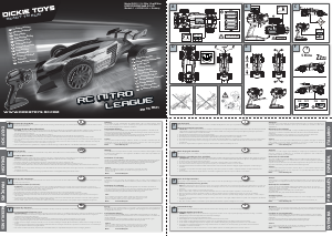 Manual Dickie Toys Nitro League Mașină cu telecomanda