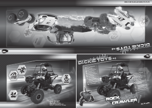 Návod Dickie Toys Polaris ACE Sportsman Rock Crawler Auto na diaľkové ovládanie