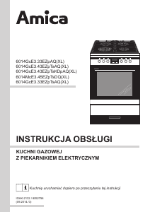 Instrukcja Amica 614McE3.45ZpTsDQ(XL) Kuchnia