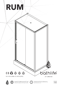Manual de uso Bathlife Rum Cabina de ducha