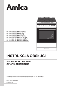 Instrukcja Amica 618CE3.332HTaQ(W) Kuchnia