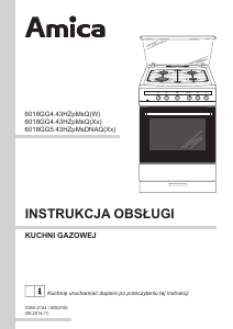 Instrukcja Amica 618GG4.43HZpMsQ(Xx) Kuchnia