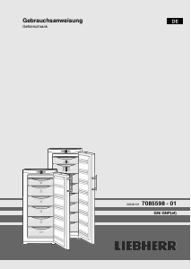 Bedienungsanleitung Liebherr GNP 3013 Gefrierschrank