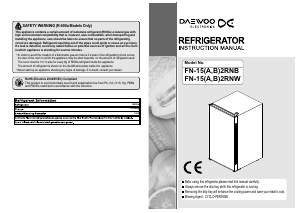 Manual Daewoo FN-15A2RNB Refrigerator