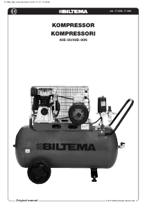 Bruksanvisning Biltema 40B-90 Kompressor