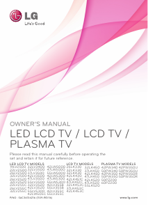 Handleiding LG 42LW355B LED televisie