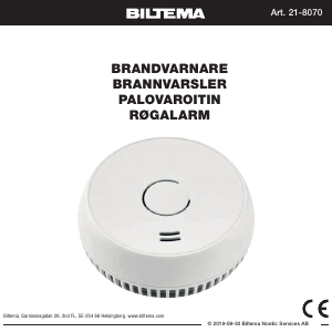 Käyttöohje Biltema 21-8070 Savunilmaisin