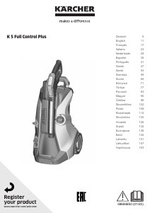 Brugsanvisning Kärcher K5 Full Control Plus Højtryksrenser
