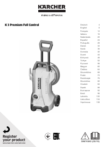 Instrukcja Kärcher K3 Premium Full Control Myjka ciśnieniowa