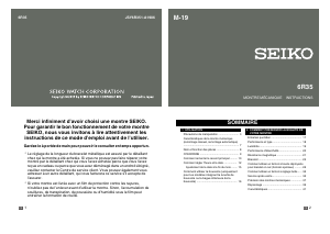 Mode d’emploi Seiko Presage SPB131J1 Montre