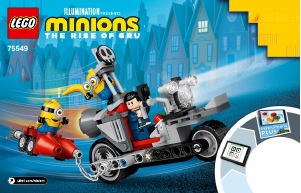 Manuál Lego set 75549 Minions Divoká honička na motorce