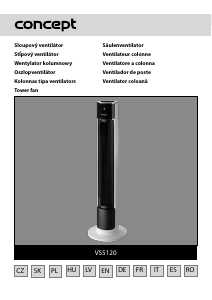 Rokasgrāmata Concept VS5120 Ventilators