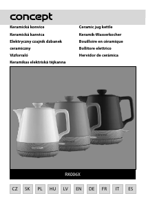 Manual de uso Concept RK0062 Hervidor