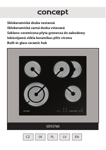 Instrukcja Concept SDV3760 Płyta do zabudowy