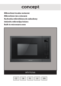 Bruksanvisning Concept MTV7525DS Mikrovågsugn