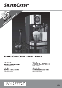 Bedienungsanleitung SilverCrest IAN 277727 Espressomaschine