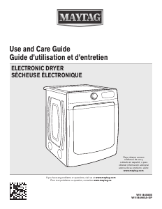 Manual Maytag MGD5630HW Dryer