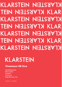 Bruksanvisning Klarstein 10031693 Vinamour 48 Uno Vinkyl